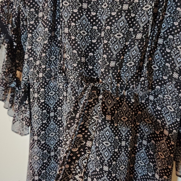 MISA Los Angeles Marcele Bell Sleeve Midi Dress - Picture 10 of 11